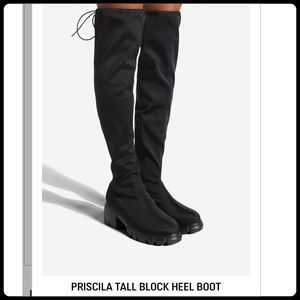 NWT Black Tall Boots